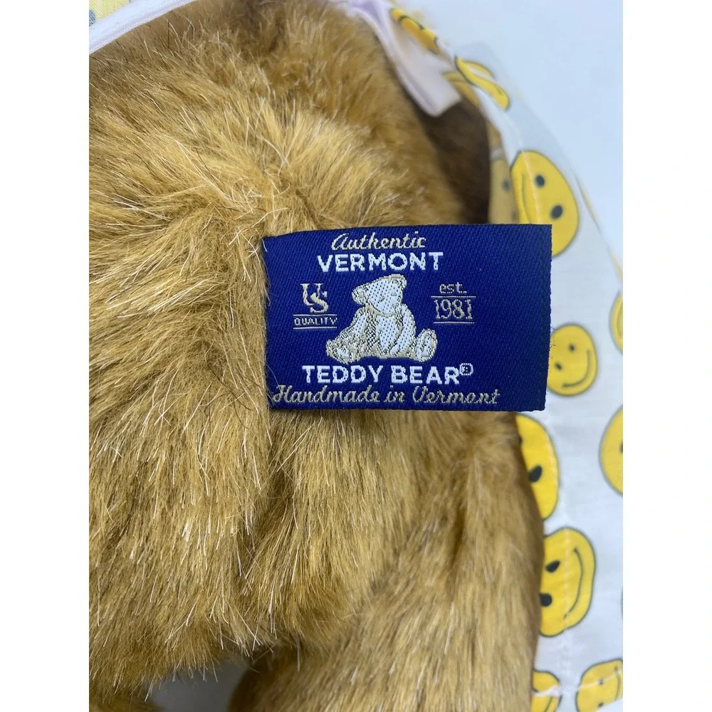 Vermont Teddy Bear‎ Get Well Soon Feel Better Plush Smiley Hospital Gown Bandage